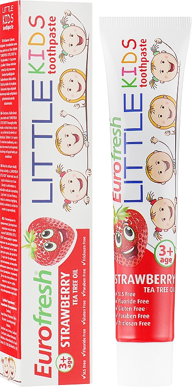 Pasta do zębów dla dzieci - Farmasi Eurofresh Strawberry ToothPaste — Zdjęcie N1