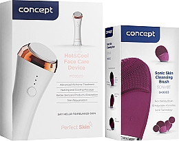 Kup Zestaw - Concept Perfect Skin (device/1pcs + cl/brush/1pcs)