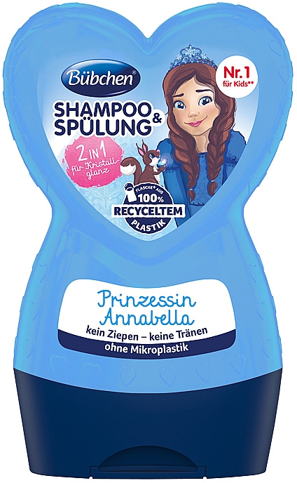 Szampon i odżywka do włosów 2w1 dla dzieci Księżniczka Annabella - Bubchen Shampoo and Conditioner — Zdjęcie N1
