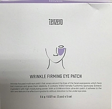 Przeciwzmarszczkowe plastry pod oczy - Tenzero Wrinkle Firming Eye Patch — Zdjęcie N1