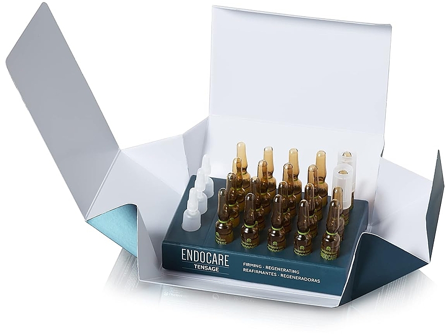 Ampułki przeciwzmarszczkowe o działaniu ujędrniającym - Cantabria Labs Endocare Tensage Ampoules — Zdjęcie N1