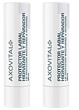 Kup Zestaw balsamów do ust - Axovital Lip Protector Moisturing & Repairing SPF10 (lip/balm/2x4.5g)