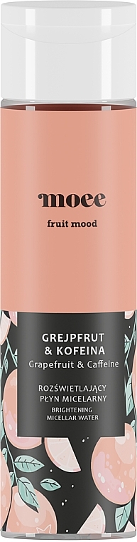 Woda micelarna - Moee Fruit Mood Grapefruit & Caffeine — Zdjęcie N2