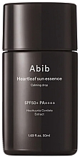 Kup Przeciwsłoneczna esencja łagodząca do twarzy - Abib Heartleaf Sun Serum Essence Calming Drop SPF50+ PA++++