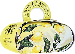 Mydło w kostce Cytryna i mandarynka - The English Soap Company Lemon and Mandarin Gift Soap — Zdjęcie N1