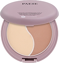 Podwójny puder do konturowania twarzy - Paese Contour Duo Powder — Zdjęcie N1