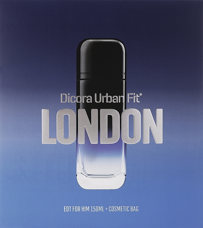 Dicora Urban Fit London - Zestaw (edt/150 ml + cosmetic bag) — Zdjęcie N3