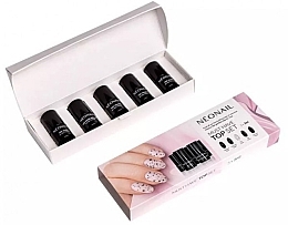 WYPRZEDAŻ Zestaw do makijażu - NeoNail Professional Zestaw Must Have Top Set (nail/top/5*3ml) * — Zdjęcie N3