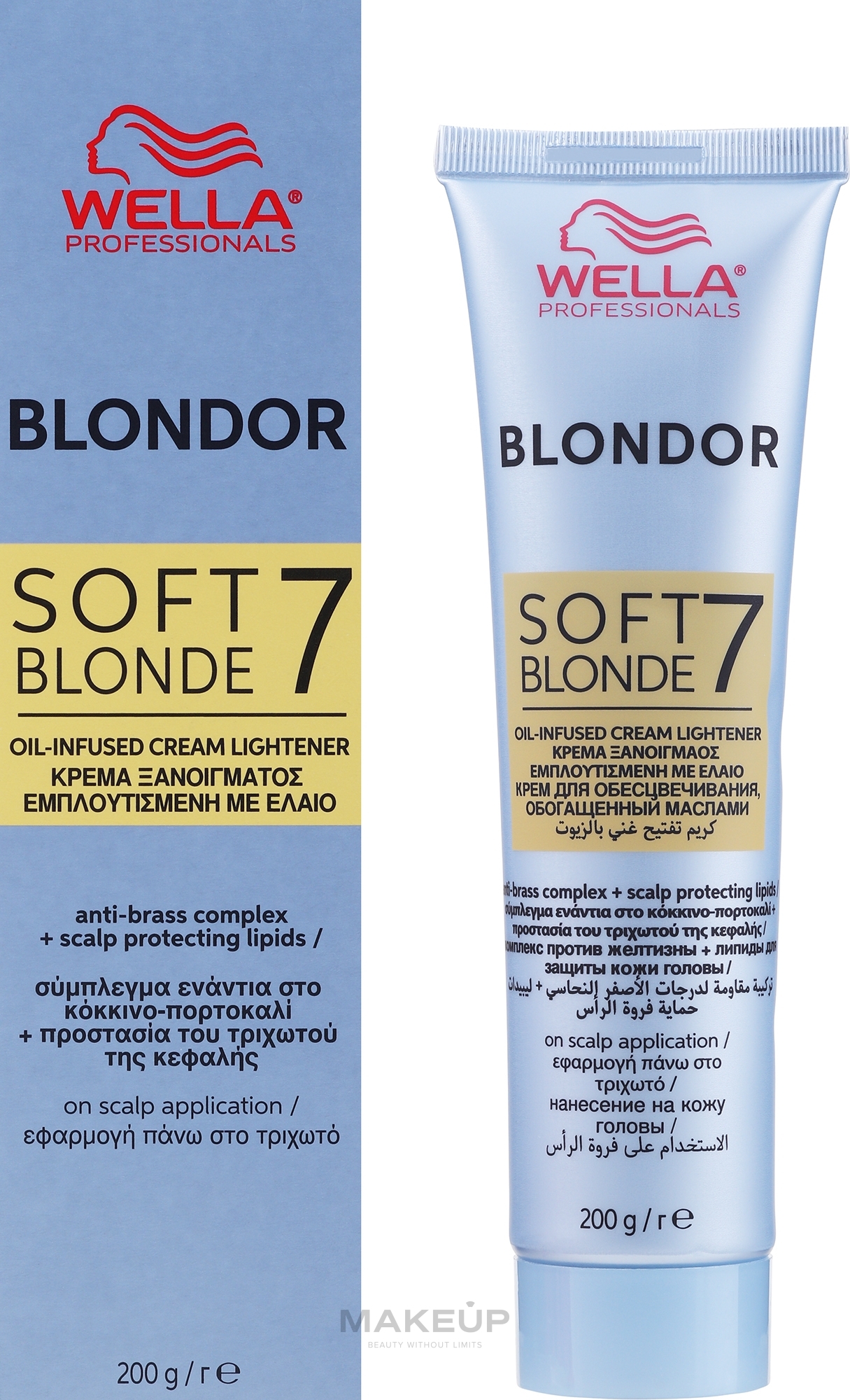 Rozjaśniacz w kremie - Wella Professionals Blondor Soft Blonde Cream — Zdjęcie 200 g
