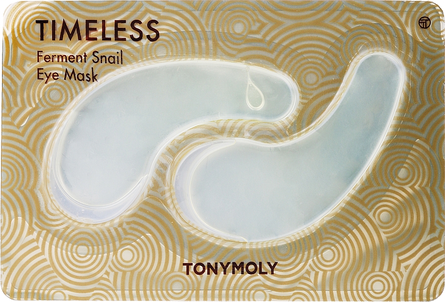 Hydrożelowe płatki pod oczy ze śluzem ślimaka - Tony Moly Timeless Ferment Snail Eye Mask — Zdjęcie N1
