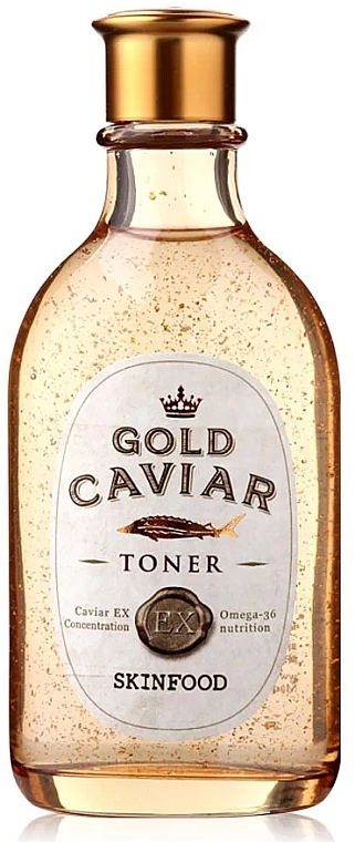 Tonik do twarzy - Skinfood Gold Caviar EX Toner — Zdjęcie N1