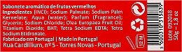 Naturalne mydło w kostce - Essencias De Portugal Living Portugal Nazare Red Fruits — Zdjęcie N3