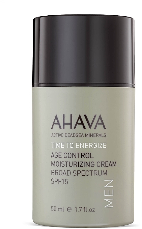 Energizujący krem nawilżający do twarzy (SPF 15) - Ahava Age Control Moisturizing Cream SPF15 — Zdjęcie N1