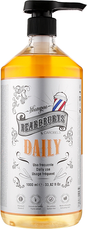Szampon do włosów do codziennego stosowania - Beardburys Daily Shampoo — Zdjęcie N5