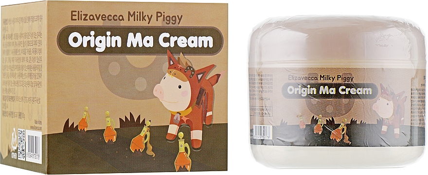Naprawczy krem do twarzy z olejem końskim - Elizavecca Face Care Milky Piggy Origine Ma Cream — Zdjęcie N1