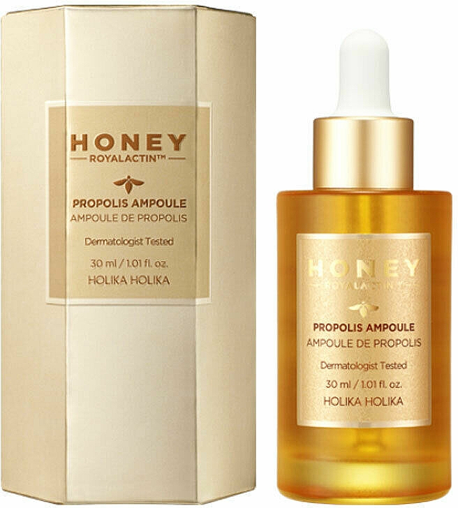 Liftingująca ampułka do twarzy z propolisem - Holika Holika Honey Royal Lactin Propolis Ampoule Special Edition — Zdjęcie N1