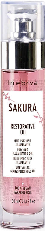 Olejek regenerujący - Inebrya Sakura Restorative Oil — Zdjęcie N1
