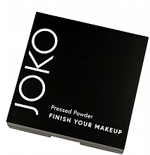 Prasowany puder do twarzy - Joko Puder Prasowany Finish Your Make Up  — Zdjęcie N1