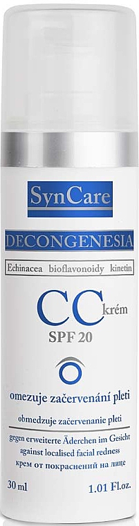 Krem przeciw zaczerwienieniom - SynCare Decongenesia CC Anti-Redness Cream SPF 20 — Zdjęcie N1