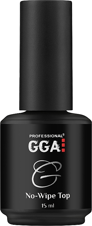 Nielepiący się top coat do paznokci - GGA Professional No-Wipe Top Coat — Zdjęcie N1