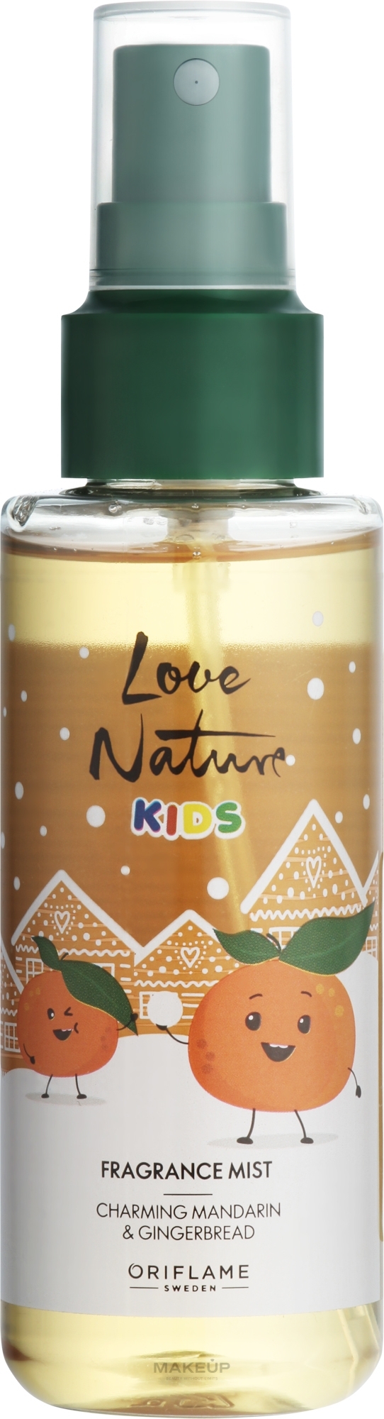 Spray do ciała dla dzieci z aromatem mandarynki i piernika - Oriflame Love Nature Kids — Zdjęcie 100 ml