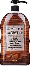 Żel do mycia twarzy, ciała i włosów dla mężczyzn z aloesem - Naturaphy Men  — Zdjęcie N3