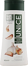 Szampon przeciw wypadaniu włosów dla mężczyzn z ekstraktem z czosnku - Unice Anti Hair Loss Shampoo — Zdjęcie N1
