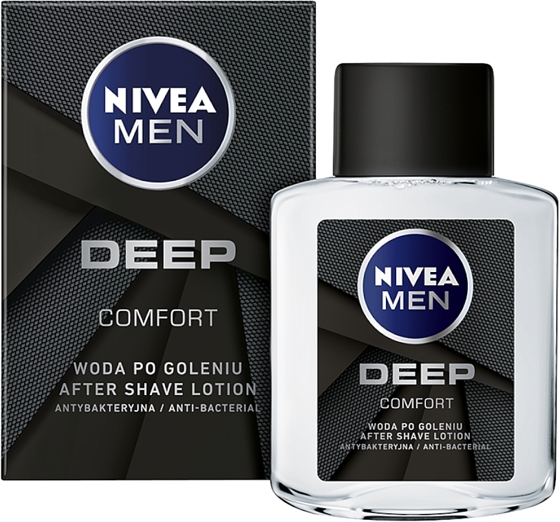 Antybakteryjna woda po goleniu - NIVEA MEN Deep Comfort After Shave Lotion — Zdjęcie N1