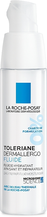 Nawilżający fluid do skóry nadwrażliwej - La Roche Posay Toleriane Dermallergo Fluide — Zdjęcie N1