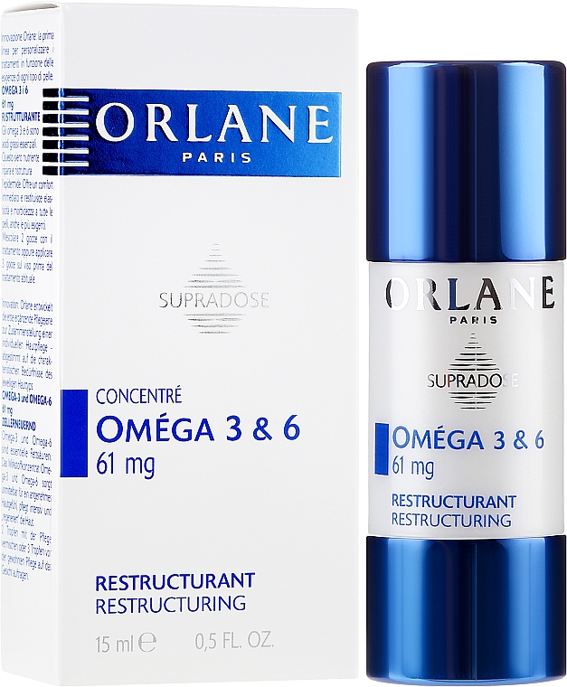 Restrukturyzujące serum-koncentrat do twarzy z kwasami omega-3 i -6 - Orlane Supradose Omega 3 & 6 Restructuring Concentrate — Zdjęcie N1
