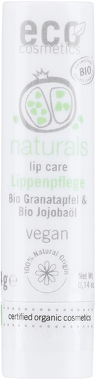 Balsam do ust w sztyfcie z owocem granatu i olejem jojoba - Eco Cosmetics Vegan — Zdjęcie N1