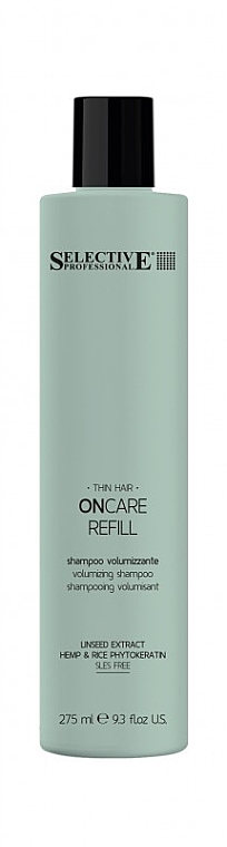 Szampon do włosów cienkich lub przerzedzonych - Selective Professional Oncare Refill Shampoo — Zdjęcie N1