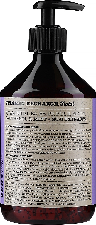 Żel definiujący loki - Vitamin Recharge Twist — Zdjęcie N2