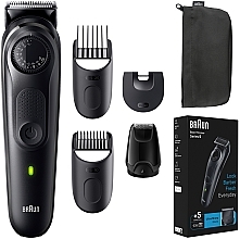 Trymer do brody i wąsów - Braun Series 5 BT5420 Beard & Hair Trimmer Black — Zdjęcie N2