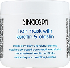 Maska do włosów z keratyną i elastyną - BingoSpa Hair Mask — Zdjęcie N1