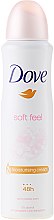 Kremowy antyperspirant w sprayu z ekstraktem z jedwabiu - Dove Soft Feel Antiperspirant Deodorant Spray — Zdjęcie N1