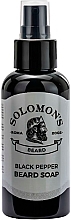 Mydło-szampon do brody Czarny pieprz - Solomon's Beard Soap Black Pepper — Zdjęcie N1