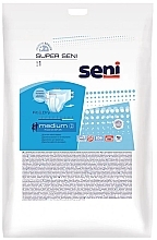 Pieluchy dla dorosłych, 75-110 cm, 1 sztuka - Seni Super Seni Medium 2 Fit & Dry — Zdjęcie N1