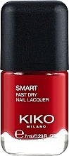 Szybkoschnący lakier do paznokci - Kiko Milano Smart Fast Dry Nail Lacquer — Zdjęcie N1