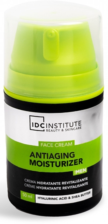 Krem przeciwstarzeniowy do twarzy dla mężczyzn - IDC Institute Antiage & Moisturizer Men Face Cream — Zdjęcie N1