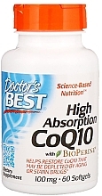 Kup Koenzym Q10 o wysokiej absorpcji z Piperyną 100 mg, Kapsułki żelatynowe - Doctor's Best