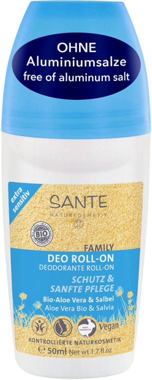 Dezodorant w kulce - Sante Family Extra Sensitive Deo Roll-On — Zdjęcie N1