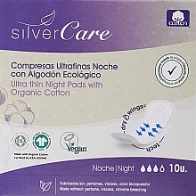 Kup Wkładki higieniczne, 10sztuk - Silver Care Night Ultra Sanitar Organic Cotton