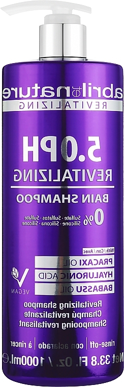 Rewitalizujący szampon do włosów - Abril et Nature 5.0 PH Revitalizing Bain Shampoo — Zdjęcie N2