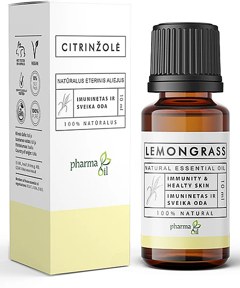 Olejek eteryczny Trawa cytrynowa - Pharma Oil Lemongrass Essential Oil — Zdjęcie N1