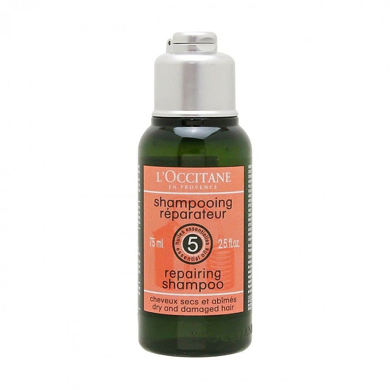 Regenerujący szampon do włosów - L'Occitane Aromachologie Repariring Shampoo Travel — Zdjęcie N1