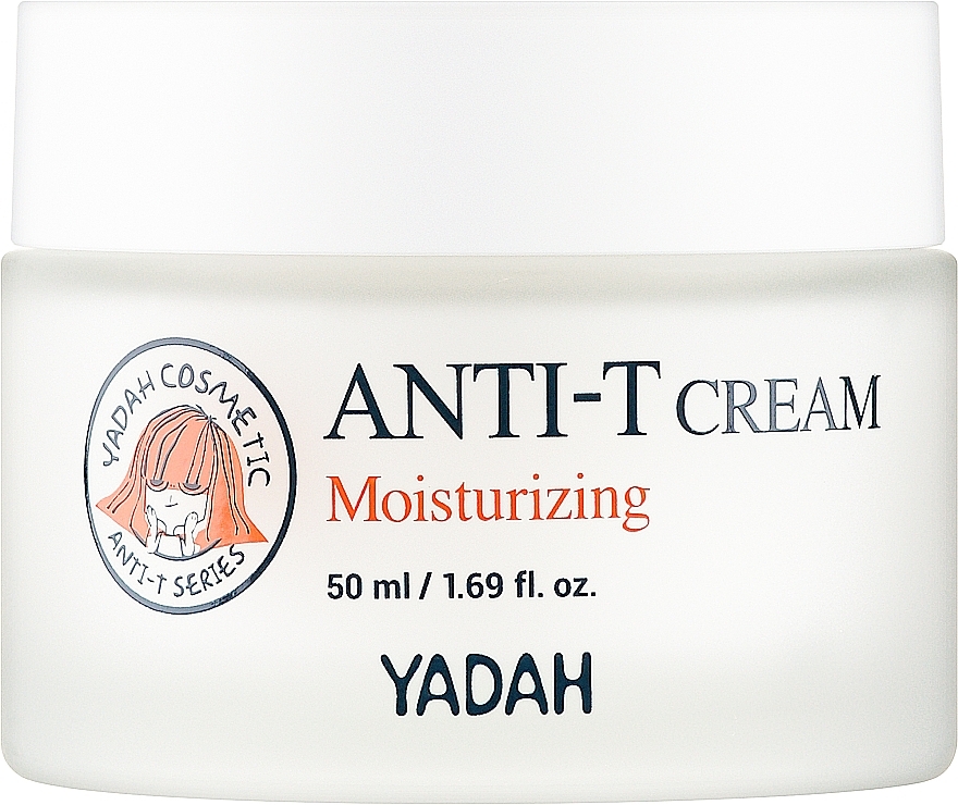 Nawilżający krem do cery tłustej i problematycznej - Yadah Anti-T Moisturizing Cream — Zdjęcie N1