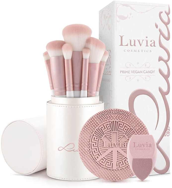 Zestaw pędzli do makijażu, 7 szt. - Luvia Cosmetics Prime Vegan Candy Brush Set — Zdjęcie N1