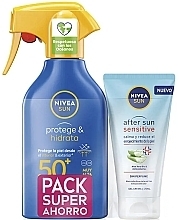 Kup Zestaw dla mężczyzn - NIVEA SUN Protection Set (spray/270ml + cream/gel/175ml)