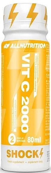 Płynna witamina C - Allnutrition Vit C 2000 Shock Shot — Zdjęcie N1